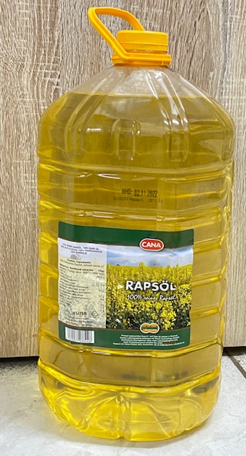 Öl / Rapsöl, 10 Liter Kanister, PET - Prinz Food e.K.
